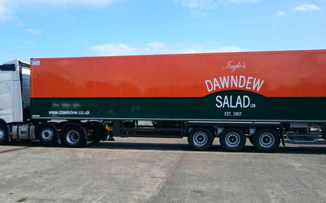 Our new Dawndew liveried trailer has arrived!
